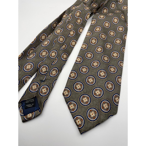 Jos. A. Bank Other - Jos A Bank Executive Collection Mens Silk Tie Gray Medallion Pattern